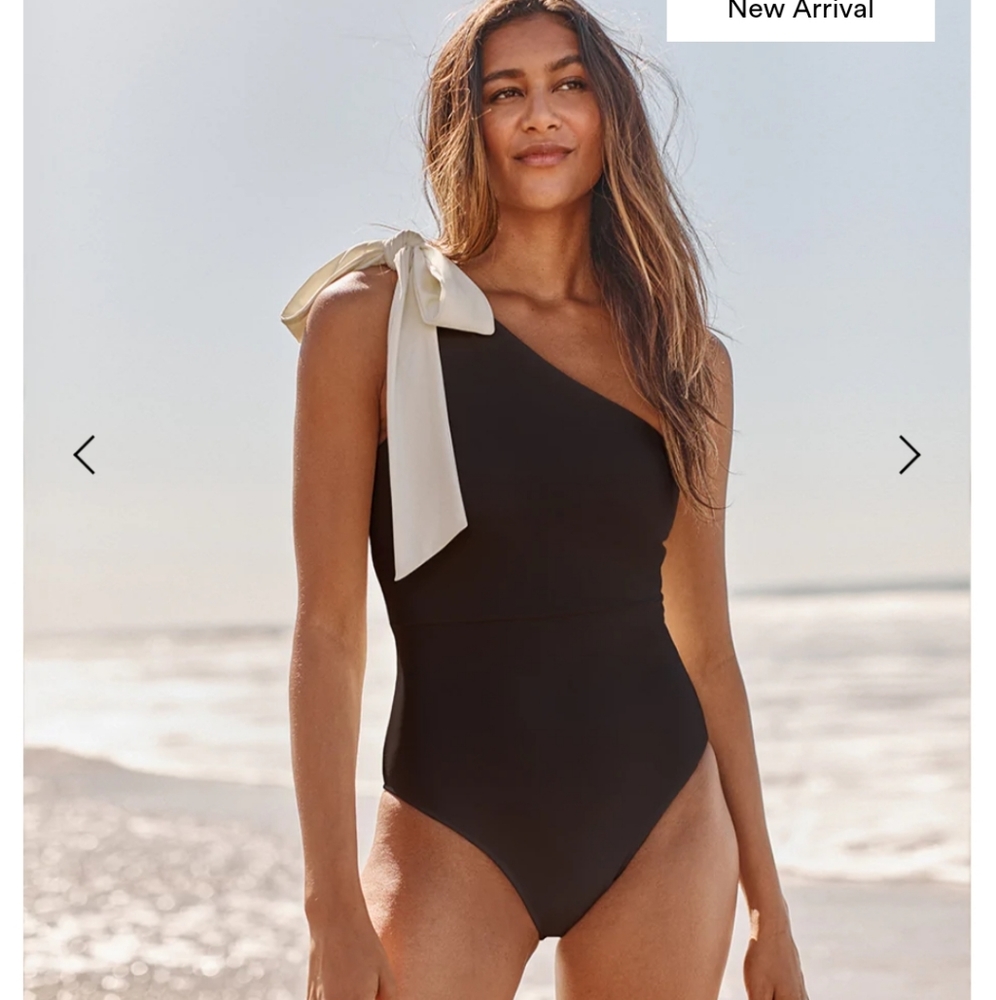 Summersalt Bow Tie Sidestroke Swimsuit size 12 NWT